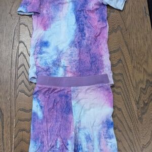 Tie-Dye T-Shirt and Shorts Set